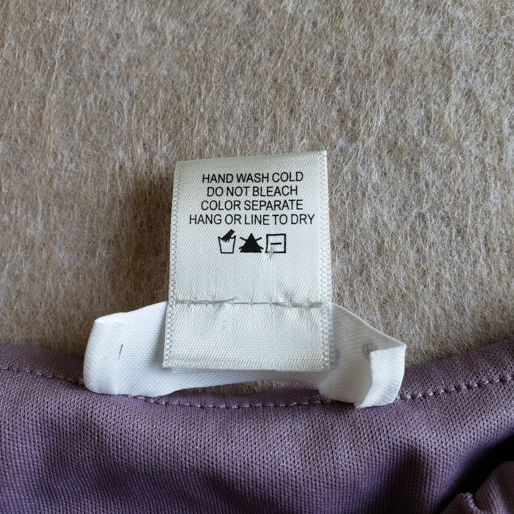 Lavender Y2K Mesh Babydoll Crop Top Sz M Sheer‎ Pastel Whimsigoth Fairy Coquette - Picture 5 of 9